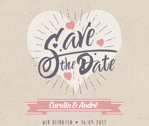 Save the date Card